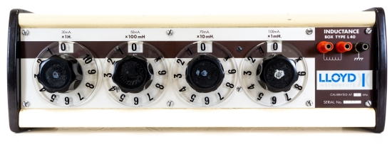 LLOYD L40 Inductance Decade 4 section 1mH 10H